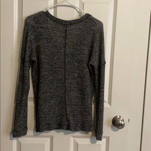 Heather gray sweater